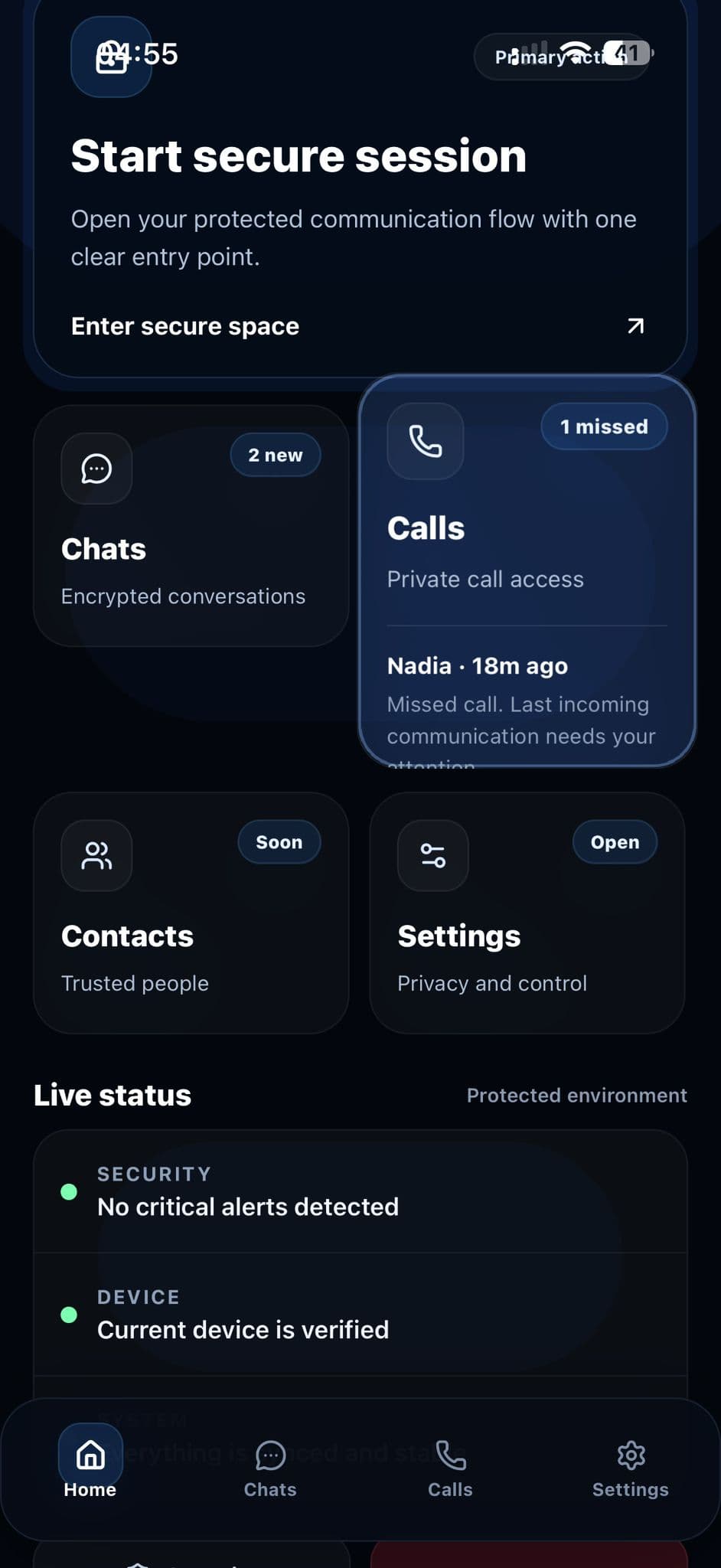 Noctra App Vorschau